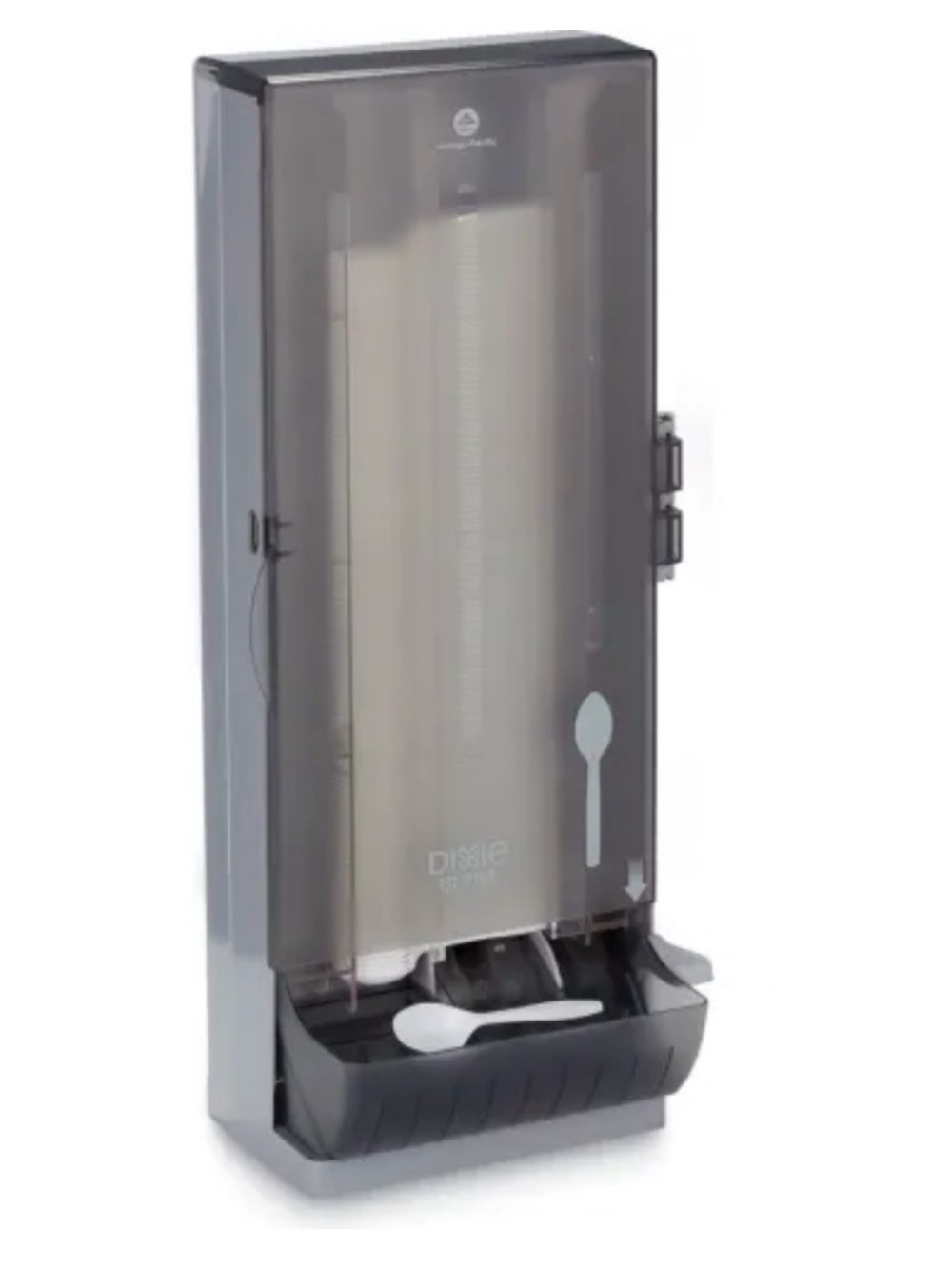 Dixie® SmartStock Medium Weight Dispenser, Holds 120 Spoons or Utensils
